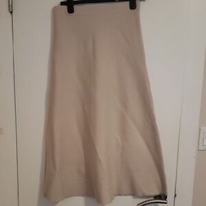 Milano Classic Beige A-Line Skirt